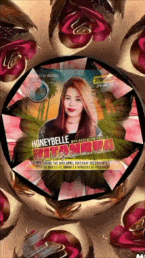 an advertisement for honeybelle titanium featuring the mk's april birthday celebrants