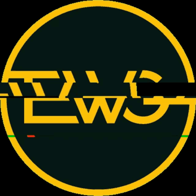a logo for ewg is shown in a circle