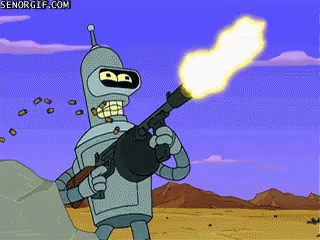 Shooting GIF - Shooting Bender Futurama GIFs