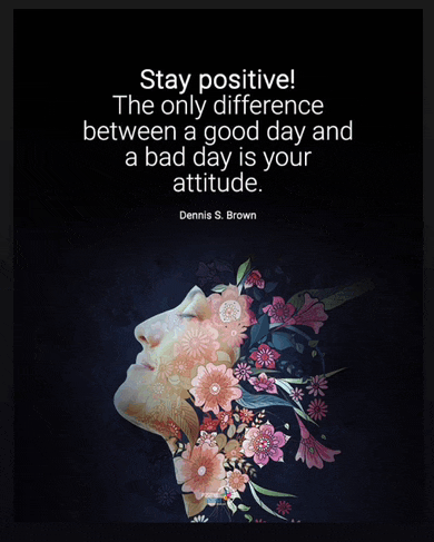 a quote by dennis s. brown is on a poster