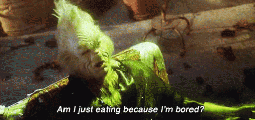 Grinch Bored GIF - Grinch Bored Eating Because Bored GIFs