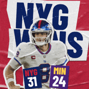 Minnesota Vikings (24) Vs. New York Giants (31) Post Game GIF - Nfl National Football League Football League GIFs