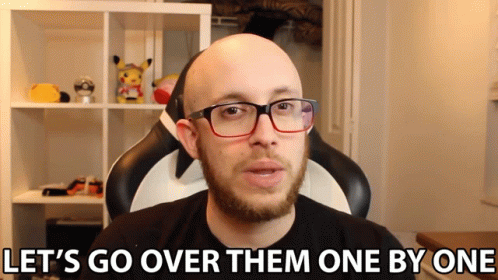 Lets Go Over Them One By One Esam GIF - Lets Go Over Them One By One Esam Panda Global GIFs