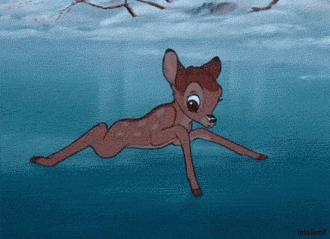 Bambi Disney GIF - Bambi Disney Slip GIFs