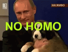 Nohomo Putin GIF - Nohomo No Homo GIFs