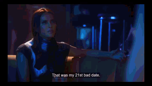 a woman says " and my 22nd is about to arrive any minute " on a screen