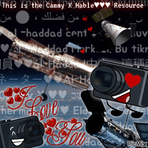 a picture of a camera with the words " this is the cammy x hable resource " on it