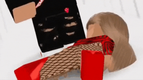 a 3d rendering of a person wearing a red and black outfit .
