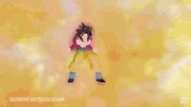 a cartoon of a man and a woman jumping in a circle with the website screwattack.com at the bottom