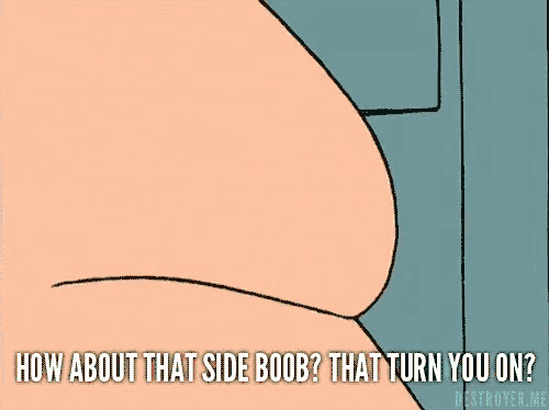 Side Boob Family Guy GIF - Side Boob Family Guy Peter Griffin GIFs