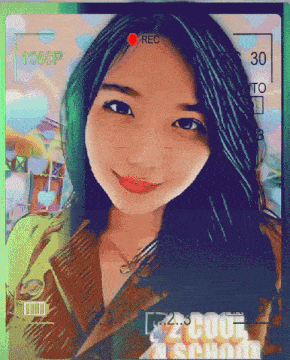 a picture of a girl with 1080p written on the top