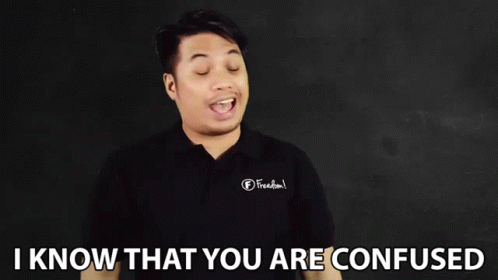 I Know That You Are Confused Confused GIF - I Know That You Are Confused Confused I Know GIFs
