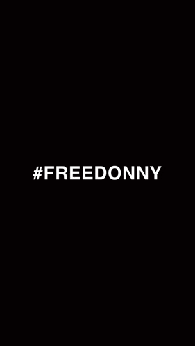 a black background with the word freedonny in white letters .