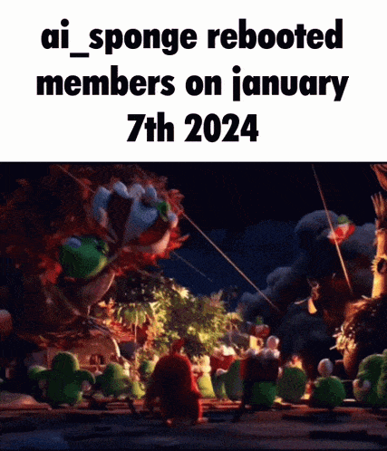 Sponge Ai Ai Sponge GIF - Sponge Ai Ai Sponge January 7th 2024 GIFs