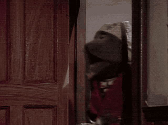 a door with the words " you 're terribly nervous " written on it