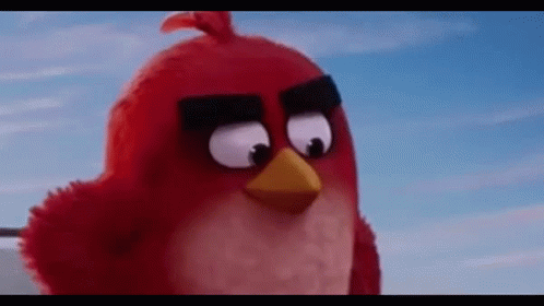 Red Eyebrows GIF - Red Eyebrows Angry Birds GIFs