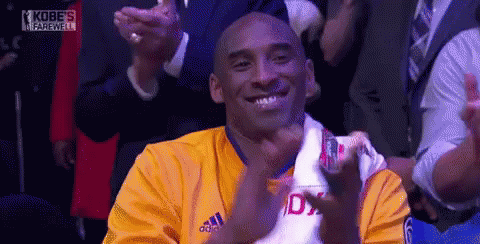Yay GIF - Kobe Bryant Clapping GIFs