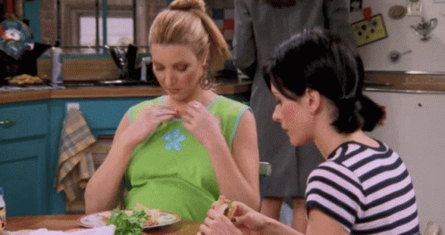 Friends Pregnant GIF - Friends Pregnant Dont Make Me Come In There GIFs