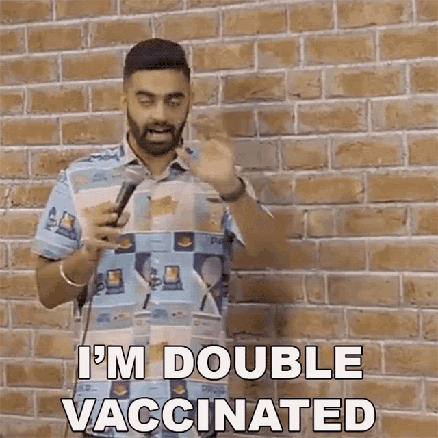 Im Double Vaccinated Rahul Dua GIF