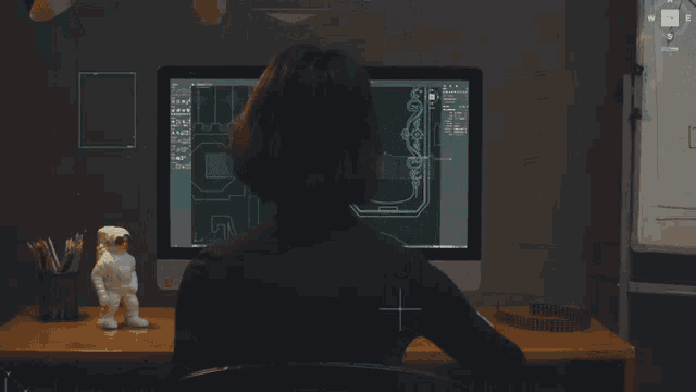 a drawing of a robot is displayed on a computer screen with the word robot on it