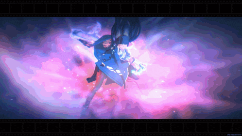 a computer screen shows a purple and blue background with the letters vbs on the bottom right