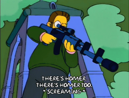Ned Flanders Gun GIF - Ned Flanders Gun GIFs