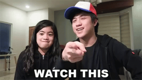 Ranz And Niana Watch This GIF - Ranz And Niana Watch This Siblin Goals GIFs