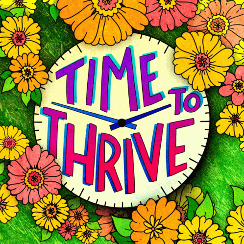 Time To Thrive Clock GIF - Time To Thrive Clock Time GIFs
