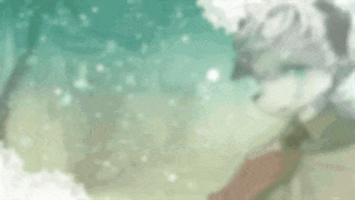 a furry character is standing in the snow wearing a cape and gloves .