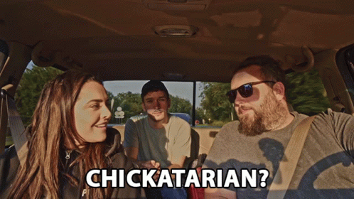 Chickatarian Chicken Lover GIF - Chickatarian Chicken Lover Food GIFs
