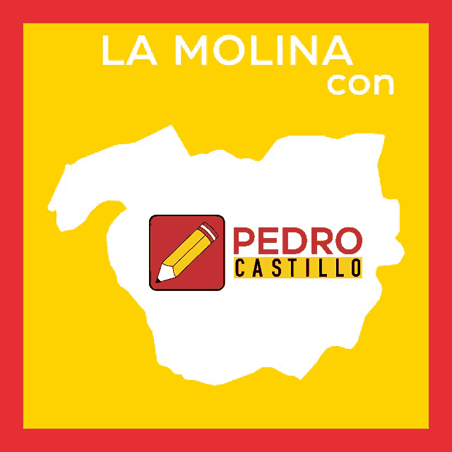 a map of la molina with pedro castillo written on the bottom