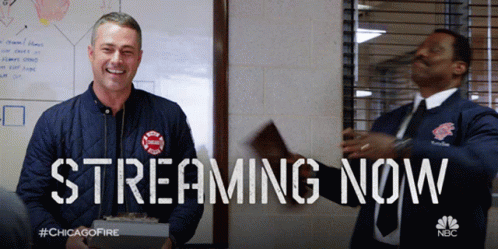 Streaming Now Kelly Severide GIF - Streaming Now Kelly Severide Wallace Boden GIFs