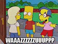 Wazzup Milhouse GIF - Simpsons Sup GIFs