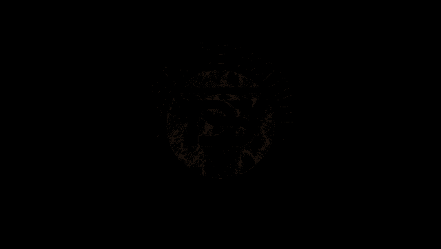 a dirty sensation hot group logo with fireworks behind it