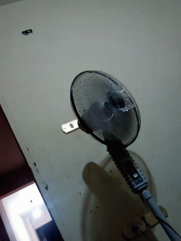 Electric Fan Hot Weather GIF - Electric Fan Hot Weather At Home GIFs