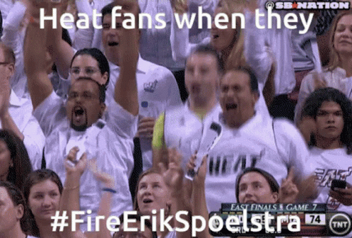 Heat Fans Miami Heat GIF - Heat Fans Miami Heat Erik Spoelstra GIFs