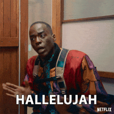 Hallelujah Praise The Lord Eric Effiong GIF - Hallelujah Praise The Lord Eric Effiong Sex Education GIFs