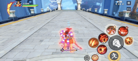 a screenshot of a video game with a time of 01:10 on it