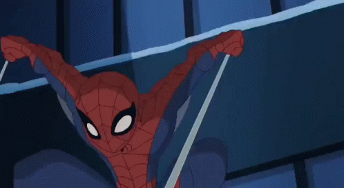 Spider Man Vs Black Spiderman GIF - Spider Man Vs Black Spiderman GIFs