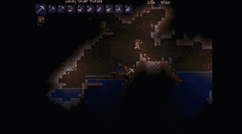 a screenshot of a video game that says copper shortsword on the top left