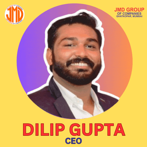 a picture of a man with the name dilip gupta