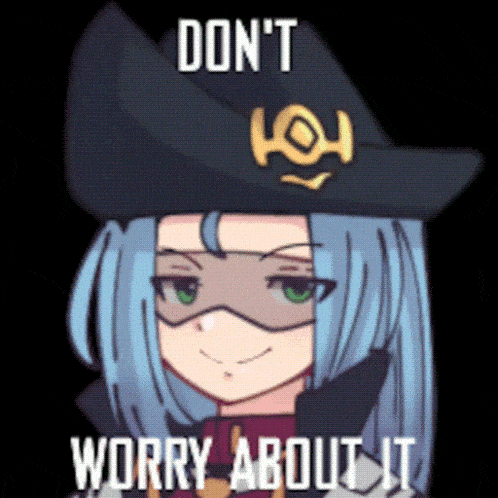a girl with long blue hair is wearing a pirate hat and sunglasses .