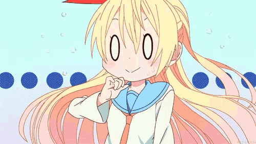 a girl with blonde hair and a tie is making a funny face with the number 0 on her face