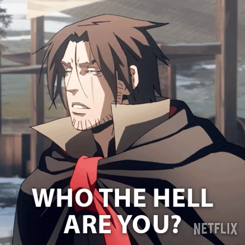 Who The Hell Are You Trevor Belmont GIF - Who The Hell Are You Trevor Belmont Richard Armitage GIFs