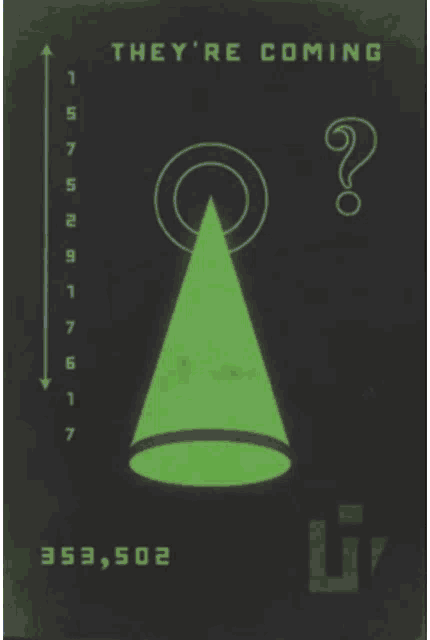 a poster that says they 're coming with a graph