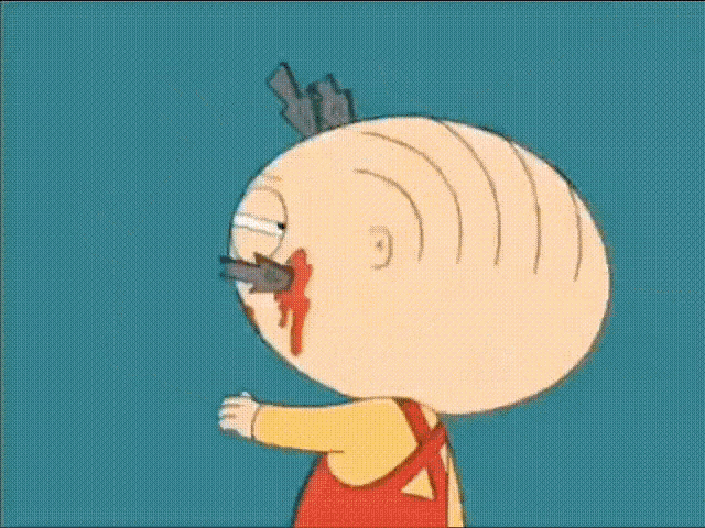 a cartoon of lois griffin is giving a fist bump
