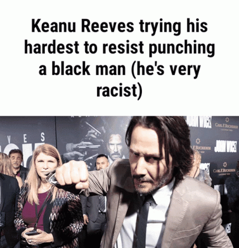 Punching Hart To Resist GIF - Punching Hart To Resist Keanu Reeves Trying GIFs