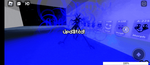 a screen shot of a video game that says updated on it