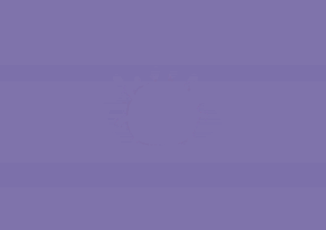 a cartoon drawing of a brown hedgehog with a red nose on a purple background
