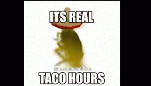 Taco Hours GIF - Taco Hours Its Real GIFs